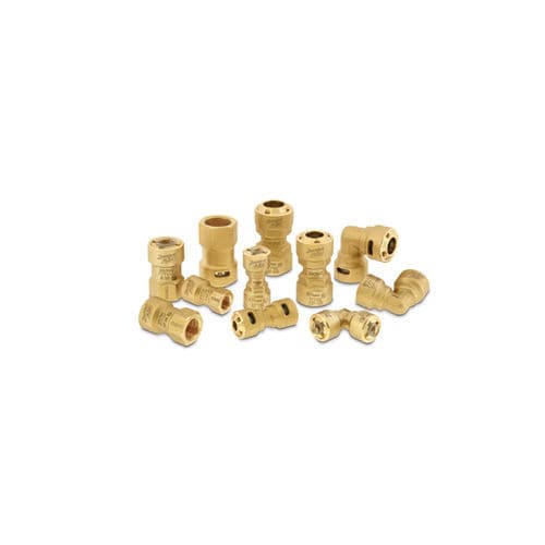 Connecteur de tube coudé - ZoomLock PUSH - Parker Fluid System Connectors Division Europe - en laiton / rapide