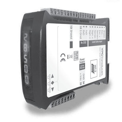 Indicateur de pesage numérique - WT2 - VPG Transducers - Vishay Precision Group - sur rail DIN / pour environnement dangereux / à sécurité intrinsèque