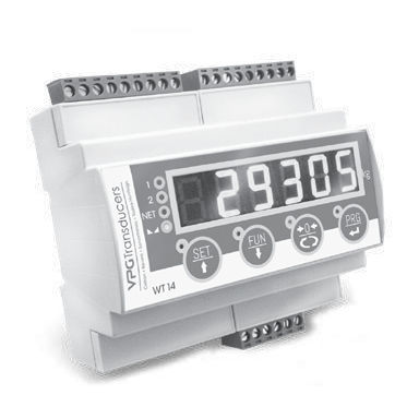 Indicateur de pesage affichage à LED - WT14 - VPG Transducers - Vishay Precision Group - sur rail DIN / pour environnement dangereux / à sécurité intrinsèque