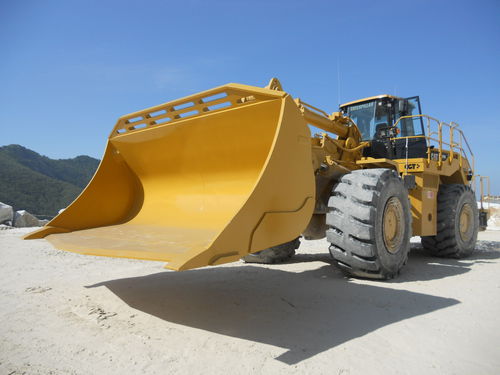 Godet standard - Quarry Apuania - LAMETER s.r.l. - pour chargeuse / à 2 dents / pour mine