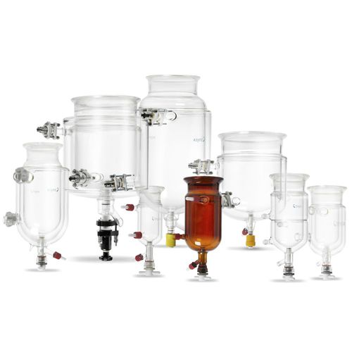 Récipient pour réaction chimique - Asynt - pour agitateur / en PTFE / en inox