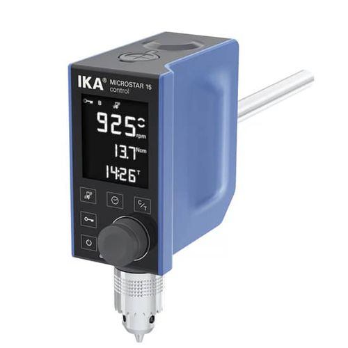 Agitateur de laboratoire à hélice - IKA MICROSTAR 15 - Asynt - numérique / pour la découpe / affichage LCD