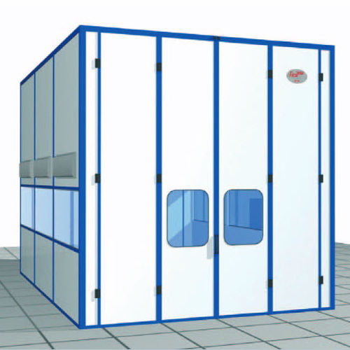 Cabine de peinture à circuit fermé - Euro SVCA series - Eurotherm - pour véhicules / à filtre sec / à ventilation verticale
