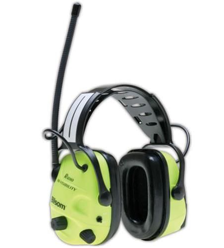 Casque audio réducteur de bruit - Hi-Viz H10AHV - Magid Glove & Safety - avec radio