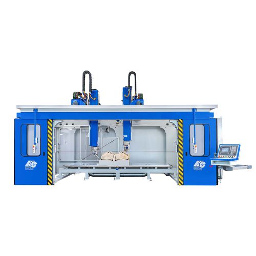 Machine de découpe avec table d'échange - G-S-W - HG GRIMME SysTech GmbH - au jet d'eau / pour matières plastiques / pour tissus