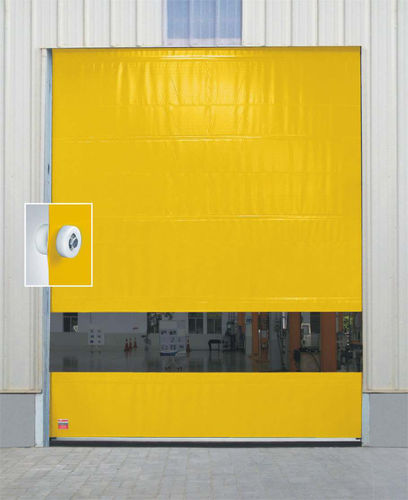 Porte à enroulement - Prime Plus 1 - Gandhi Automations Pvt Ltd - en tissu / PVC / pour l'extérieur