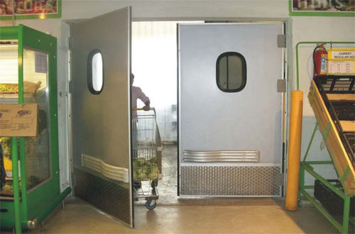 Porte battante - Gandhi Automations Pvt Ltd - en acier inoxydable / pour l'intérieur / industrielle