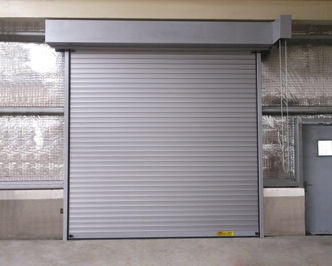 Porte à enroulement - Gandhi Automations Pvt Ltd - en acier galvanisé / industrielle / de sécurité