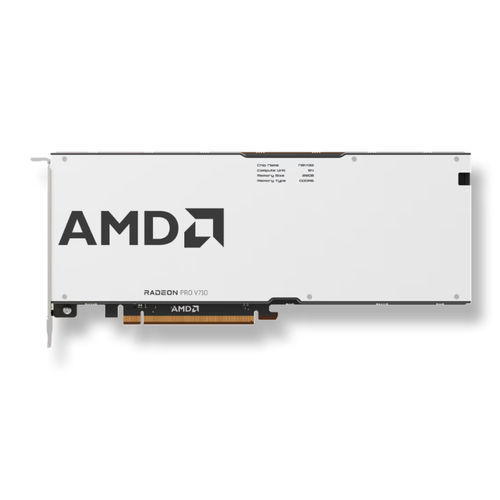 Carte graphique PCIe - Radeon™ PRO V710 - AMD - AMD Radeon / GDDR6 / Windows 10