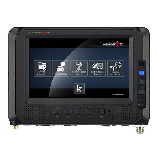 Terminal mobile - MT7000 - RuggON Corporation - tactile multi-touch / monté sur véhicule / 1024 x 600