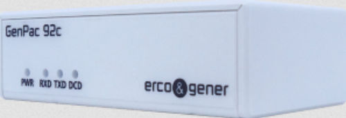 Modem de données - GenPac 92c - ercogener - RS232 / USB / intégré
