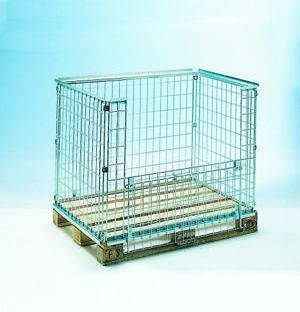 Caisse-palette en métal - cargopak srl - grillagée / de stockage / de transport
