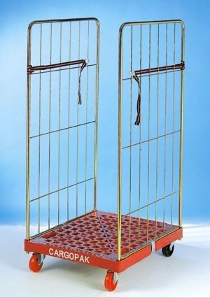 Roll-conteneur pour colis - cargopak srl - avec base en plastique