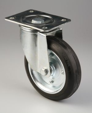 Roue à bandage - cargopak srl - en élastomère / pour conteneur / pour chariot