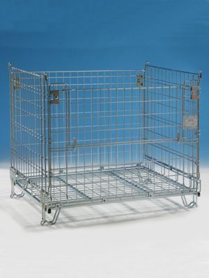 Caisse-palette en métal - cargopak srl - de transport / gerbable / en maille métallique
