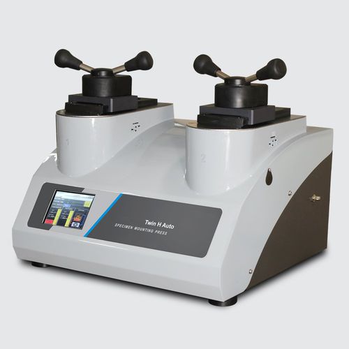 Presse à enrober automatique - TEKNIPRESS TWIN H AUTO - TECNIMETAL - pour échantillons métallographiques / à chaud / hydraulique