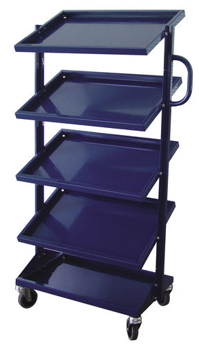 Chariot de stockage - 800 x 420 x 1355 mm | RB-99 - Plastipol, s.a. - en métal / à étagères / porte-bacs