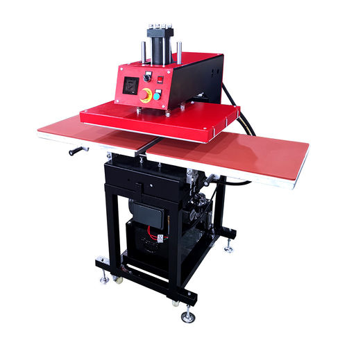 Presse hydraulique - BY-041 - Guangzhou Baiyin Electronics Co.,Ltd - de transfert thermique / double / automatique