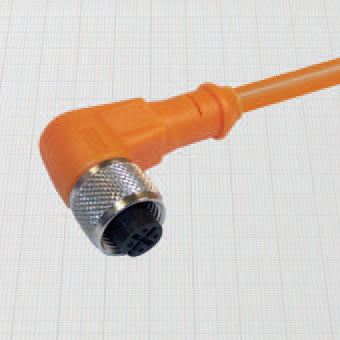 Connecteur de données - C8B series  - BDC ELECTRONIC S.r.l. - DIN / coudé / femelle