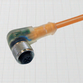 Connecteur de données - C8B/2 series  - BDC ELECTRONIC S.r.l. - DIN / coudé / femelle