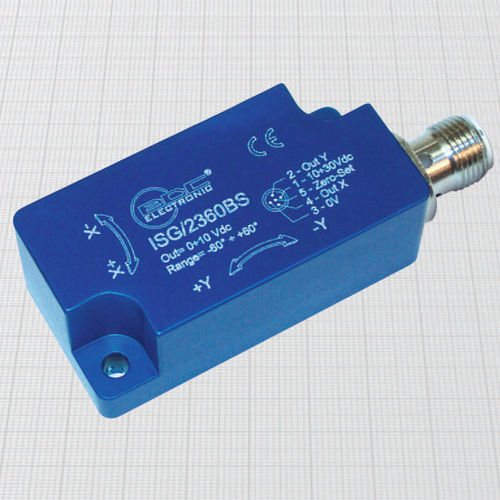 Inclinomètre 2 axes - ISG series - BDC ELECTRONIC S.r.l. - analogique / durci / applications