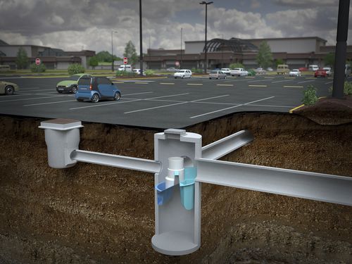 Séparateur d'huile - First Defense® - Hydro International - gravimétrique / pour traitement d'eau / pour l'industrie pétrolière