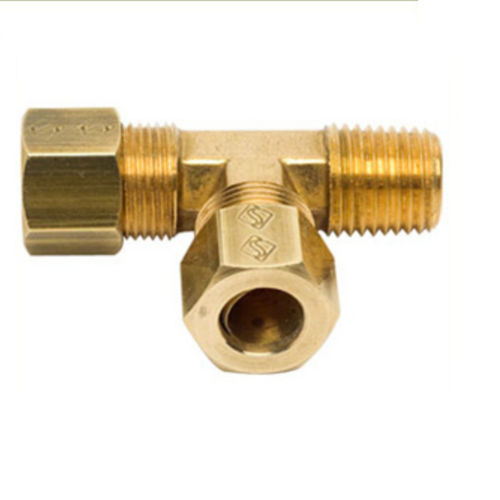 Raccord hydraulique - 10 series - SBU - Sociedade Brasileira de Usinagens Ltda. - pneumatique / à compression / en T