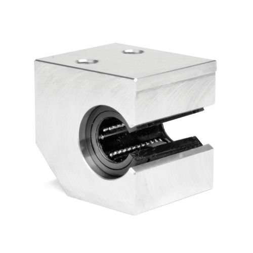 Bloc palier ouvert - EGS series - Exxellin Linear GmbH & Co. KG - à douille à billes / en aluminium