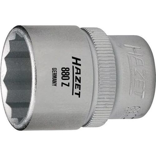 Insert moleté - 880Z - Hazet - en acier chromé / carré