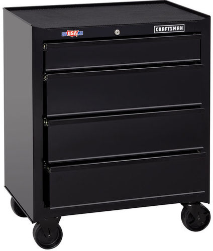 Armoire de stockage - CMST22741BK - Craftsman. - à roulettes / à 4 tiroirs / en acier