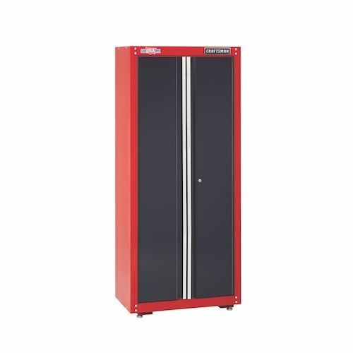 Armoire de stockage - CMST23201RB - Craftsman. - sur pieds / à double porte / en acier