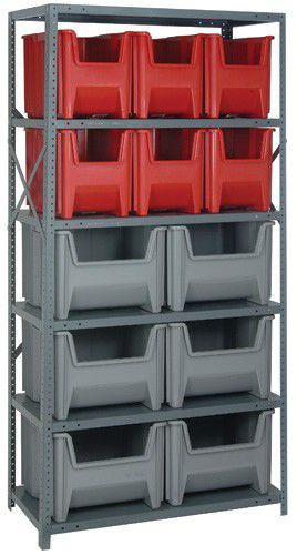 Rayonnage pour entrepôt de stockage - QSBU-600800 - Quantum Storage systems - mono-face / pour charges moyennes / pour boîtes