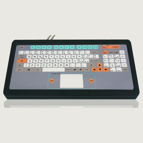 Clavier de bureau - KT-100-T-06 - k-tronic S.r.l. - à touches mécaniques / à membrane / 2 touches de souris