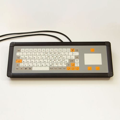 Clavier encastrable - KT-84-I-45 - k-tronic S.r.l. - à membrane / avec touche Fn / 3 touches de souris