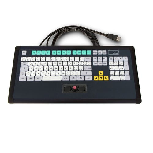 Clavier encastrable - KT-105-I-03 - k-tronic S.r.l. - à membrane / 2 touches de souris / 105 touches