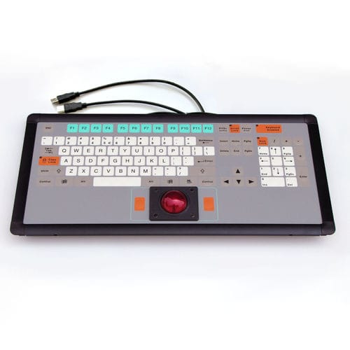 Clavier encastrable - KT-105-I-05 - k-tronic S.r.l. - à membrane / 2 touches de souris / 105 touches