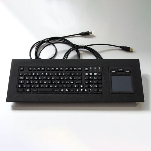 Clavier encastrable - KT-99-GSF-01 - k-tronic S.r.l. - à touches mécaniques / 3 touches de souris / 99 touches