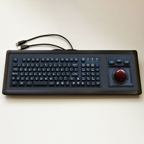 Clavier encastrable - KT-99-GSI-02 - k-tronic S.r.l. - à touches mécaniques / 3 touches de souris / 99 touches