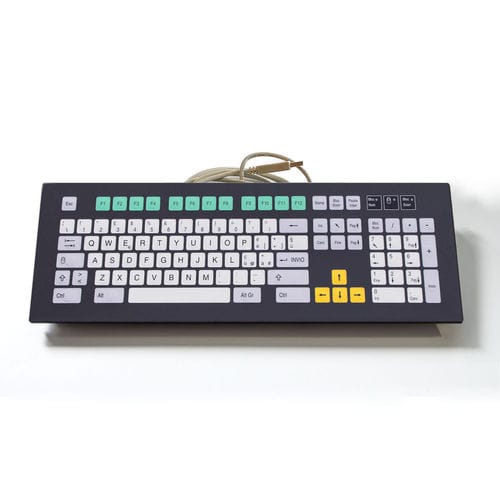 Clavier rackable - KT-101-K-12 - k-tronic S.r.l. - à membrane / 101 touches / industriel