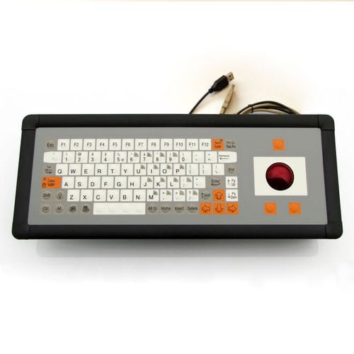Clavier encastrable - KT-84-I-42 - k-tronic S.r.l. - à membrane / 3 touches de souris / 84 touches