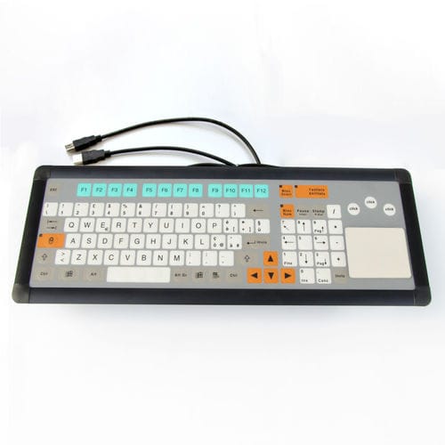 Clavier encastrable - KT-100-I-04 - k-tronic S.r.l. - à membrane / avec touche Fn / 3 touches de souris