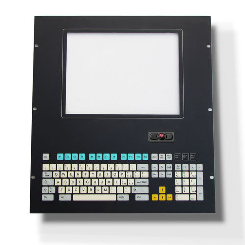 Clavier rackable - KT-101-K-18 - k-tronic S.r.l. - à membrane / 101 touches / avec souris