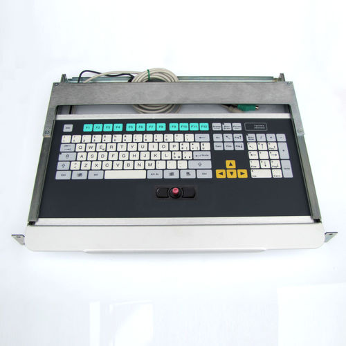 Clavier monté sur rack-tiroir - KT-105-C-08  - k-tronic S.r.l. - à touches mécaniques / à membrane / 2 touches de souris