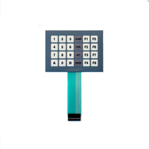Clavier numérique 24 touches - KT-24-SOLU - k-tronic S.r.l. - encastrable / à membrane / métallisé