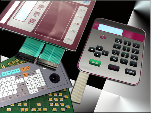 Clavier encastrable - k-tronic S.r.l. - à membrane / QWERTY / en inox