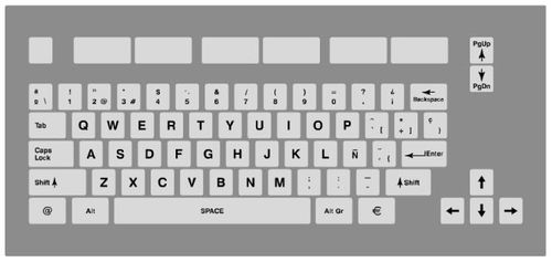 Clavier encastrable - KT-71-PI-03 - k-tronic S.r.l. - à touches mécaniques / 71 touches / industriel