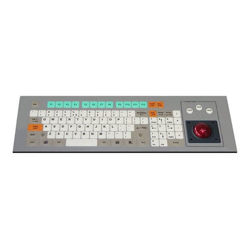 Clavier encastrable - KT-96-R-02 - k-tronic S.r.l. - à touches mécaniques / à membrane / 96 touches