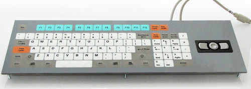 Clavier encastrable - KT-96-R-06 - k-tronic S.r.l. - à touches mécaniques / à membrane / 96 touches