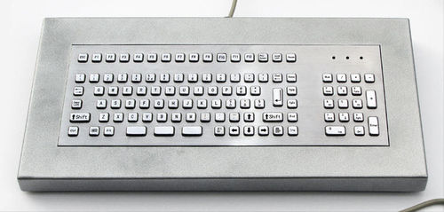 Clavier anti-vandale - KT-104-GIX-04 - k-tronic S.r.l. - de bureau / à touches mécaniques / 104 touches