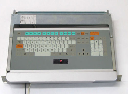 Clavier monté sur rack-tiroir - KT-105-C-22 - k-tronic S.r.l. - à touches mécaniques / à membrane / 105 touches